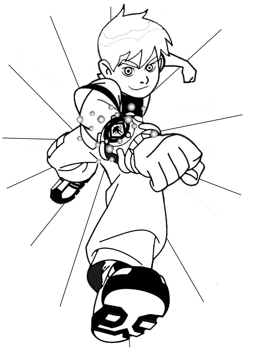 ben 10 coloring pages