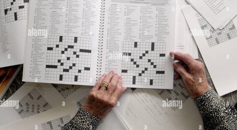 Bernice Gordon Turns To A Page In A Crossword Puzzle Book That She Created Alone With Past Puzzles More Than 150 Of Gordon s Puzzles Have Been Published In The New York Times