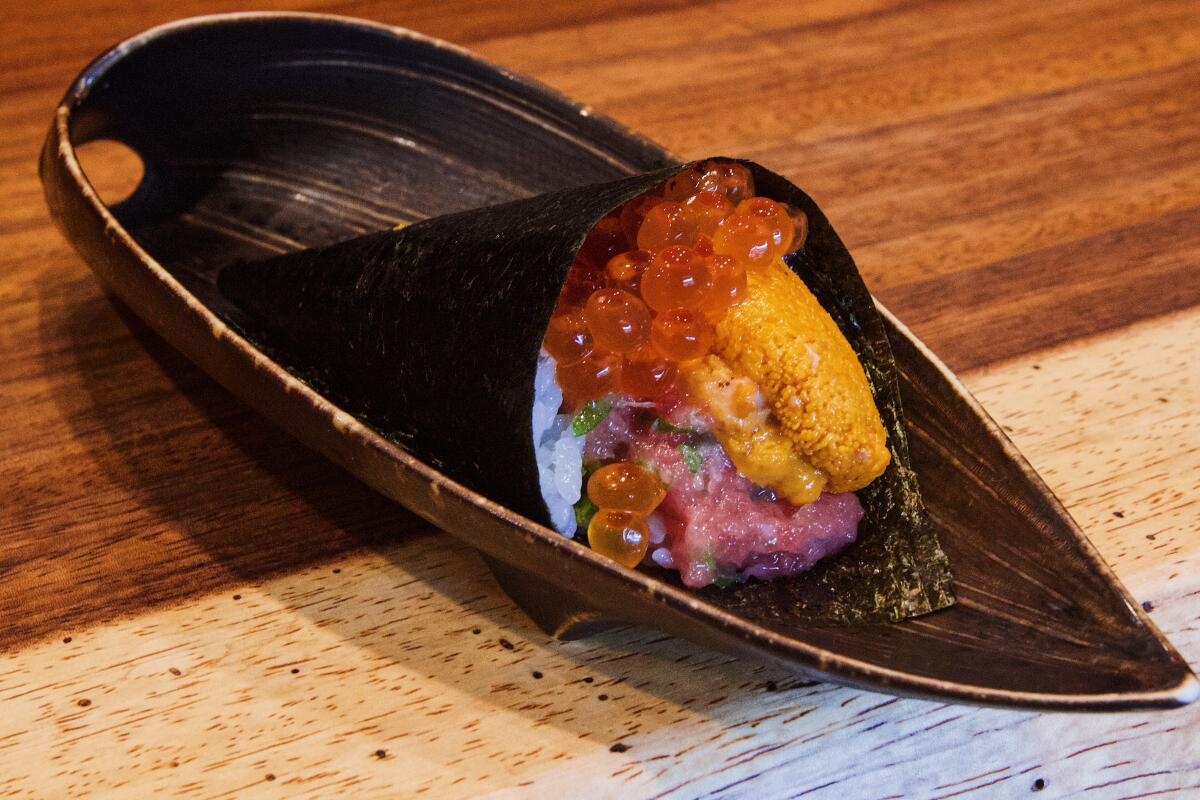 Best Hand Roll Bars To Try In Los Angeles Los Angeles Times Best Hand Roll Bars To Try In Los Angeles Los Angeles Times