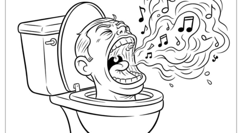 Best Skibidi Toilet Coloring Pages Free Printable Collection