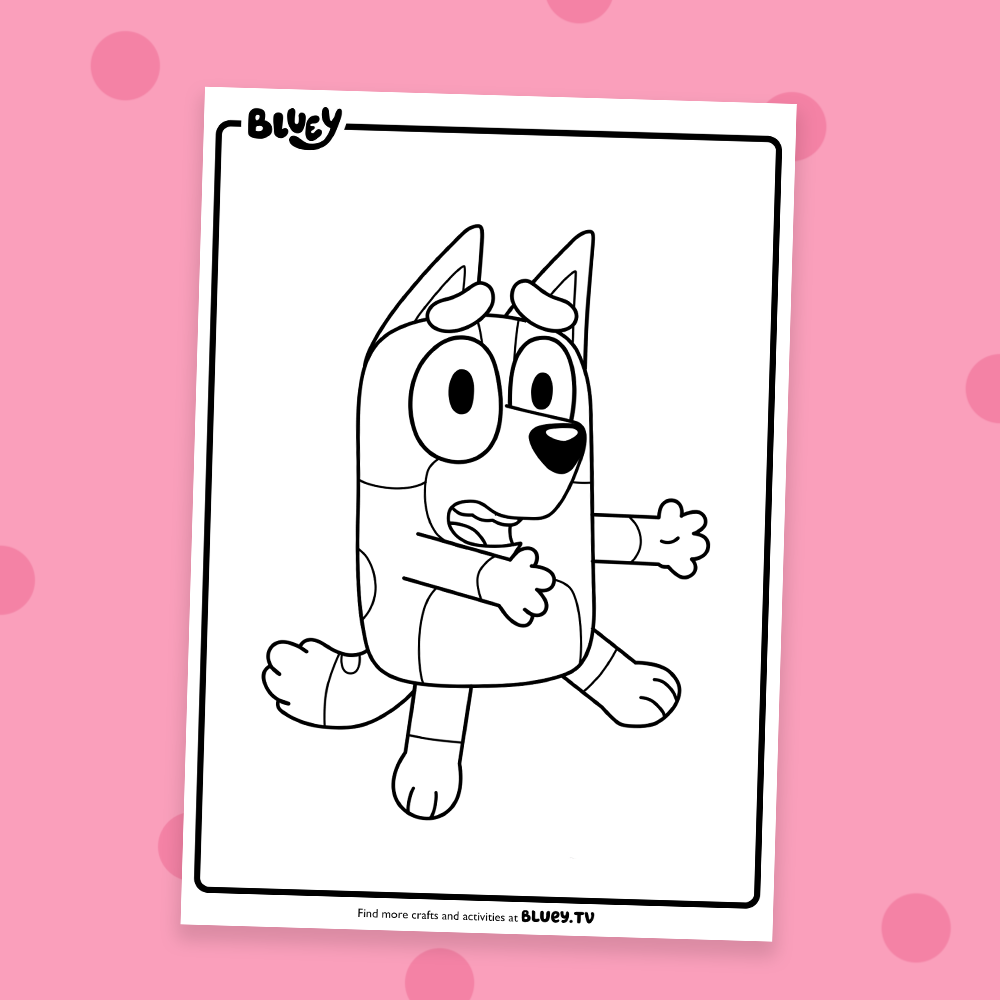 bingo coloring pages