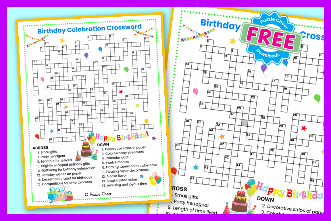 celebration for seniors crossword