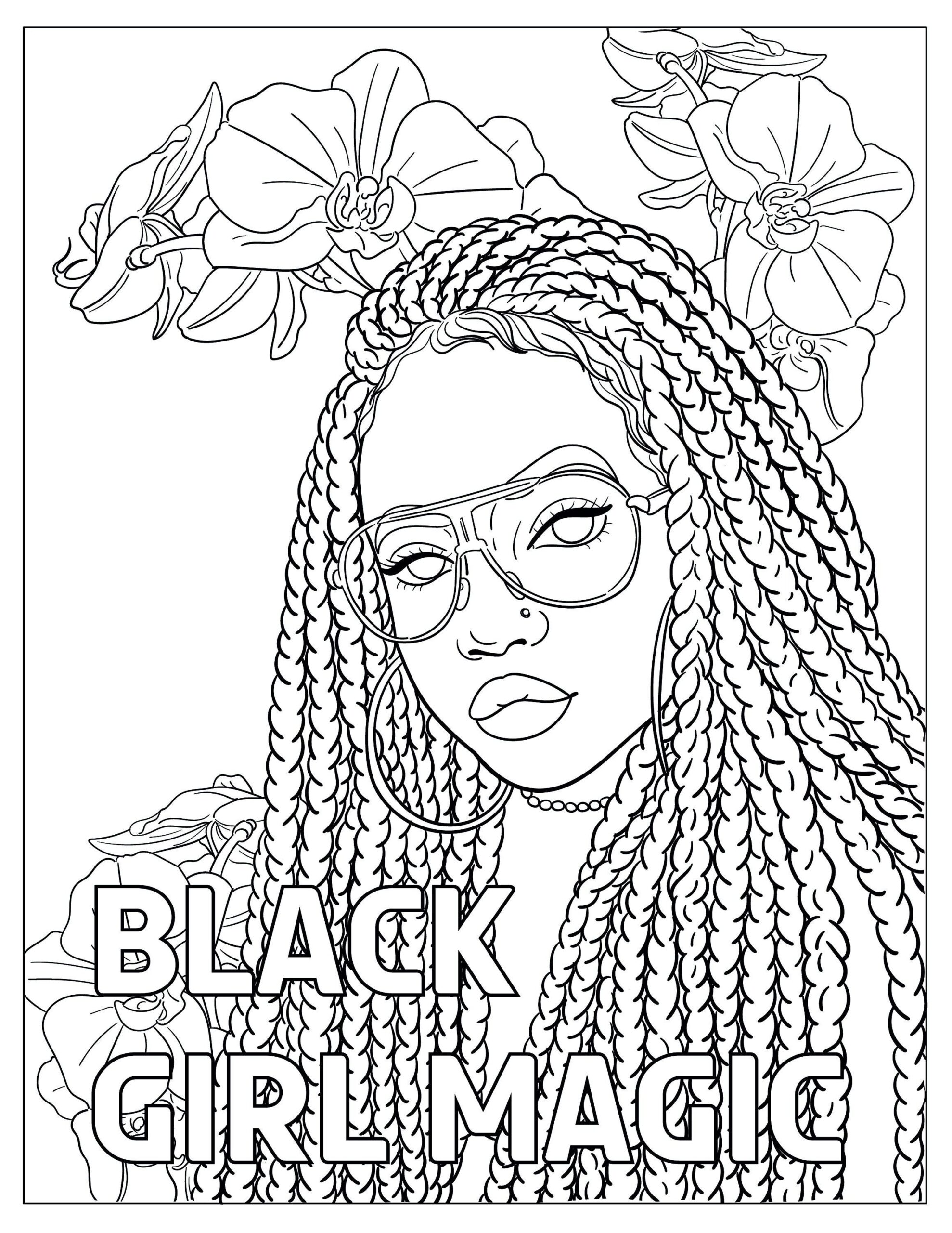 Black Girl Magic Black Girl Coloring Pages Natural Hair Printable Coloring Page Etsy Black Girl Magic Black Girl Coloring Pages Natural Hair Printable Coloring Page Etsy
