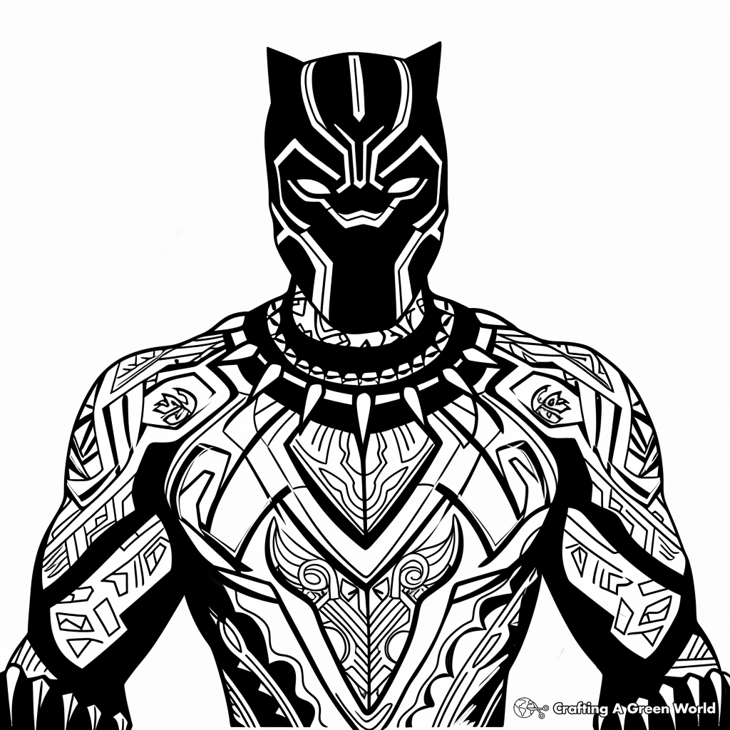 Black Panther Coloring Pages Free Printable 
