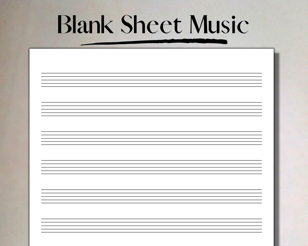 printable music staff paper