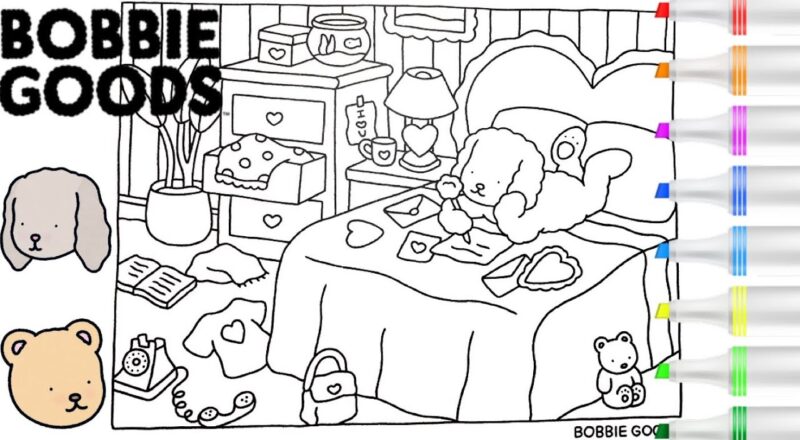 Bobbie Goods Printable Valentine s Day Coloring Page YouTube