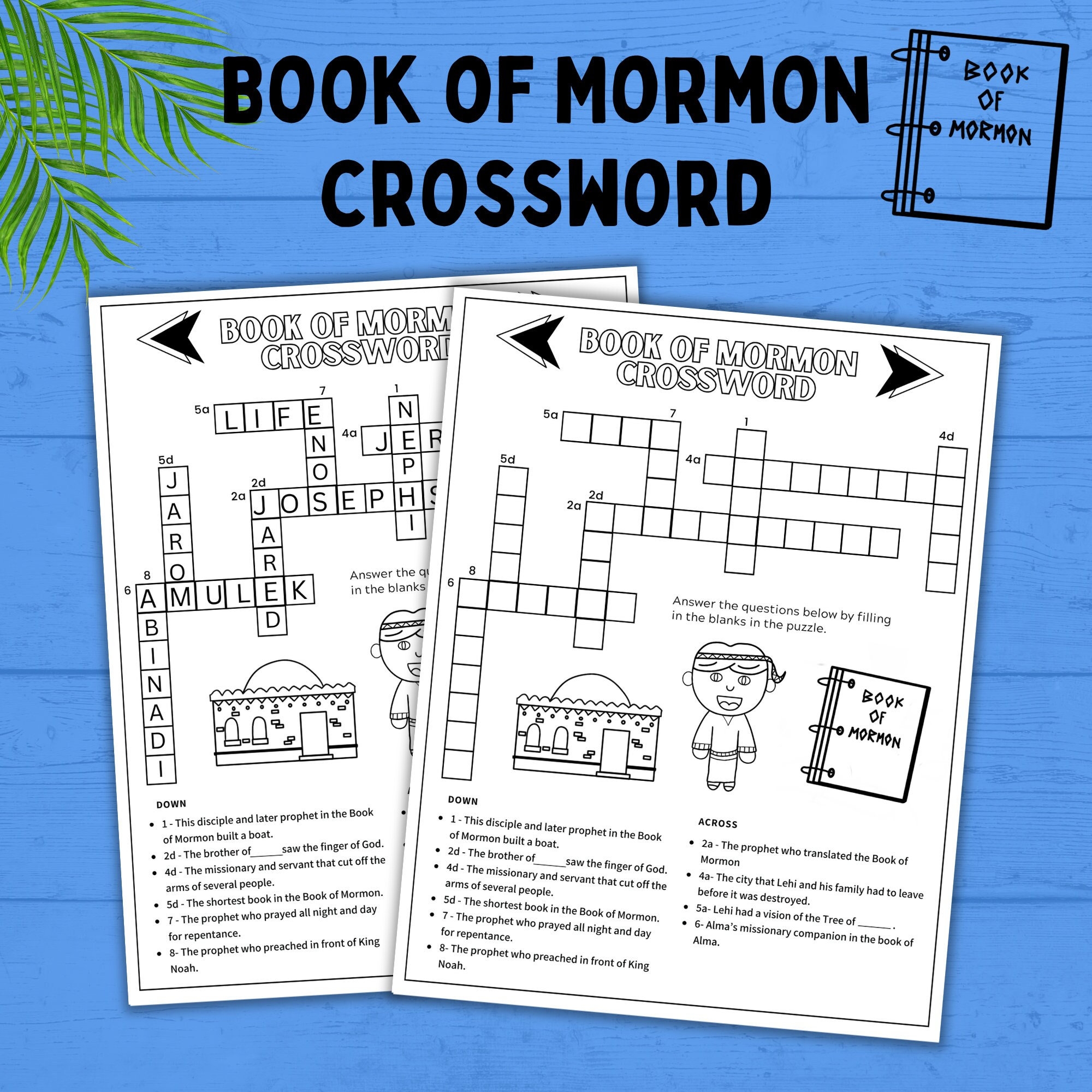Book Of Mormon Crossword For Kids Book Of Mormon Activity Book Of Mormon Printables Primary Family Home Evening Sunday School Etsy Book Of Mormon Crossword For Kids Book Of Mormon Activity Book Of Mormon Printables Primary Family Home Evening Sunday School Etsy