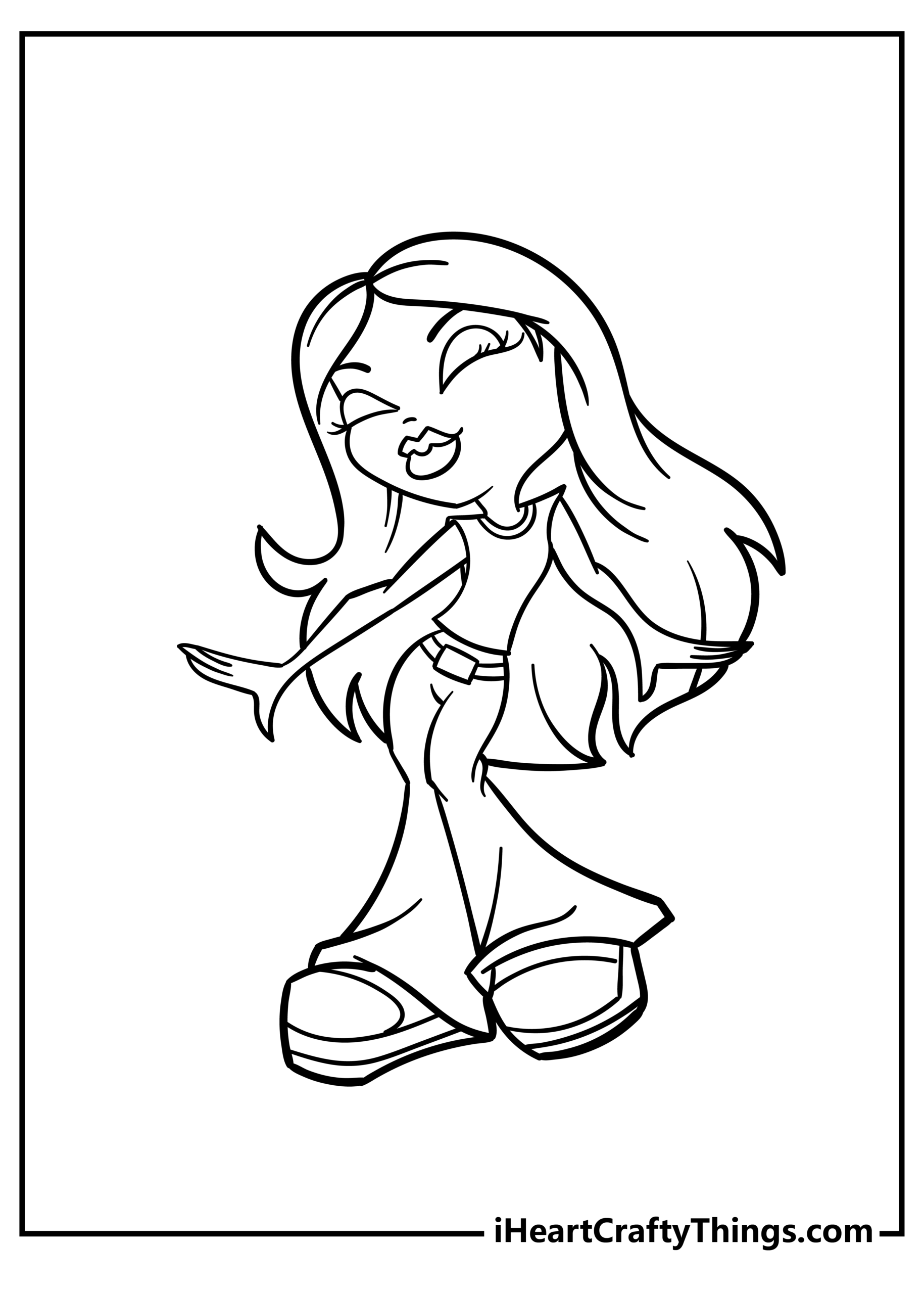 Bratz Coloring Pages 32 Free PDF Printables For Kids