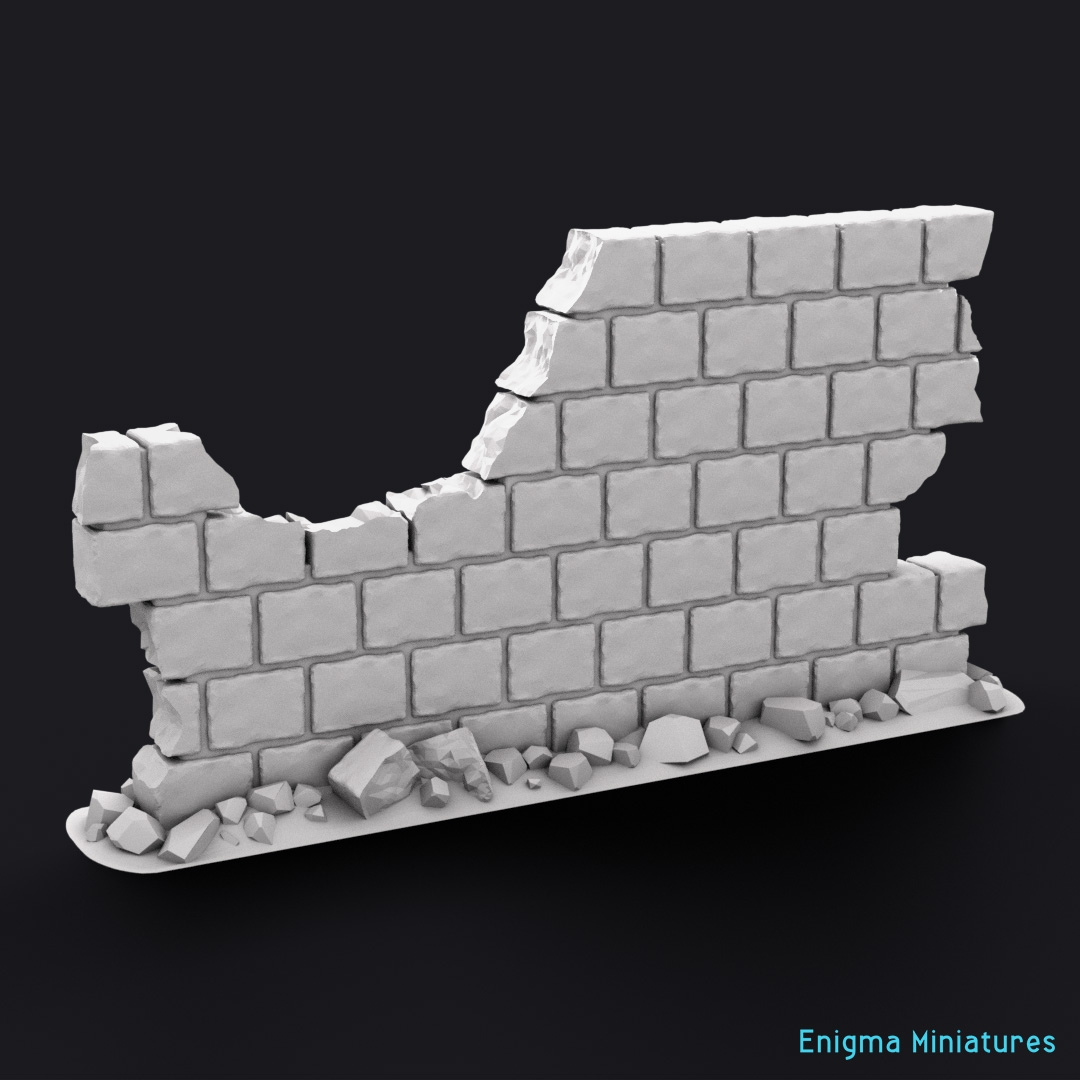  Brick Wall EM 12 Free STL File For Cults