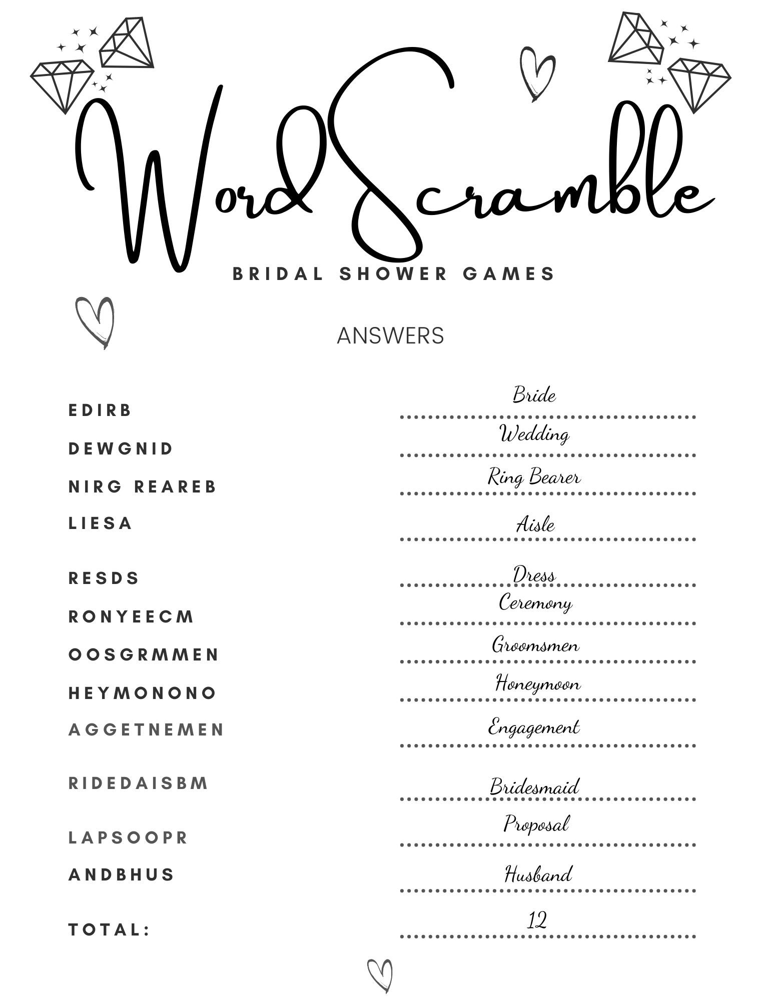 Bridal Shower Games Printable Wedding Word Scramble Printable Printable Minimalist Bridal Shower Puzzle Instant Download Etsy Denmark Bridal Shower Games Printable Wedding Word Scramble Printable Printable Minimalist Bridal Shower Puzzle Instant Download Etsy Denmark