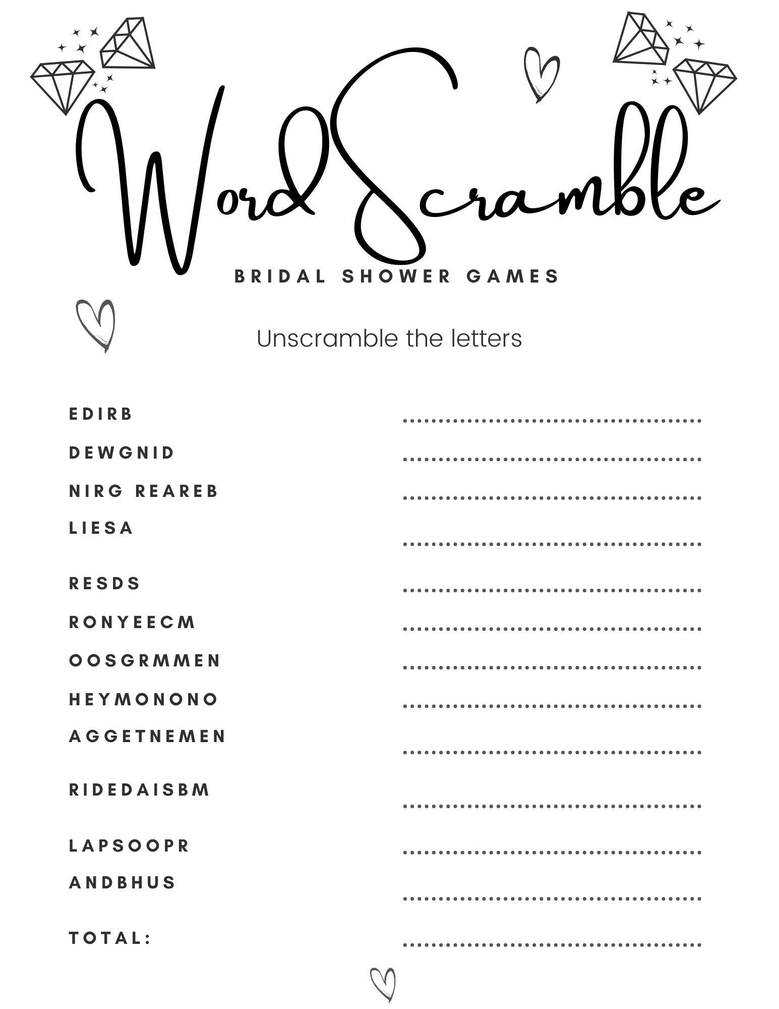 Bridal Shower Games Printable Wedding Word Scramble Printable Printable Minimalist Bridal Shower Puzzle Instant Download Etsy Denmark Bridal Shower Games Printable Wedding Word Scramble Printable Printable Minimalist Bridal Shower Puzzle Instant Download Etsy Denmark