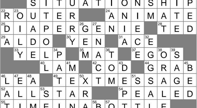 Bring Around Crossword Clue Archives LAXCrossword