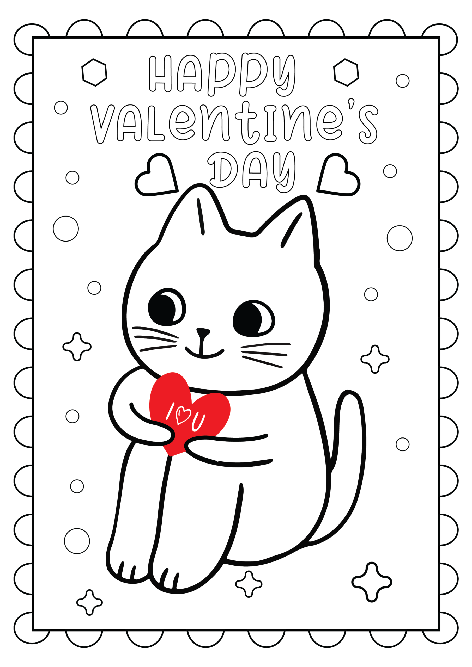 valentine coloring pages