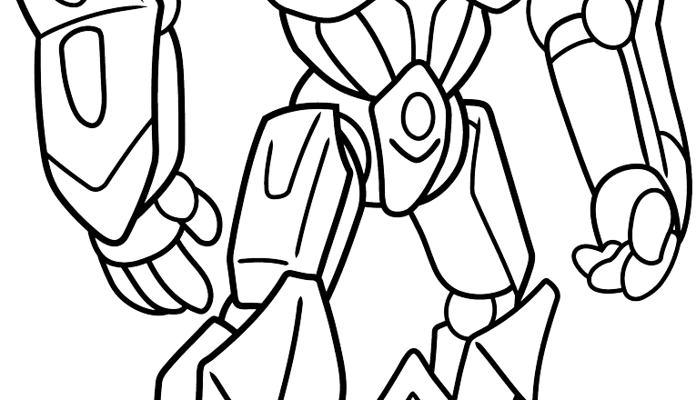 Bumblebee From Transformer Coloring Page Easy Drawing Guides