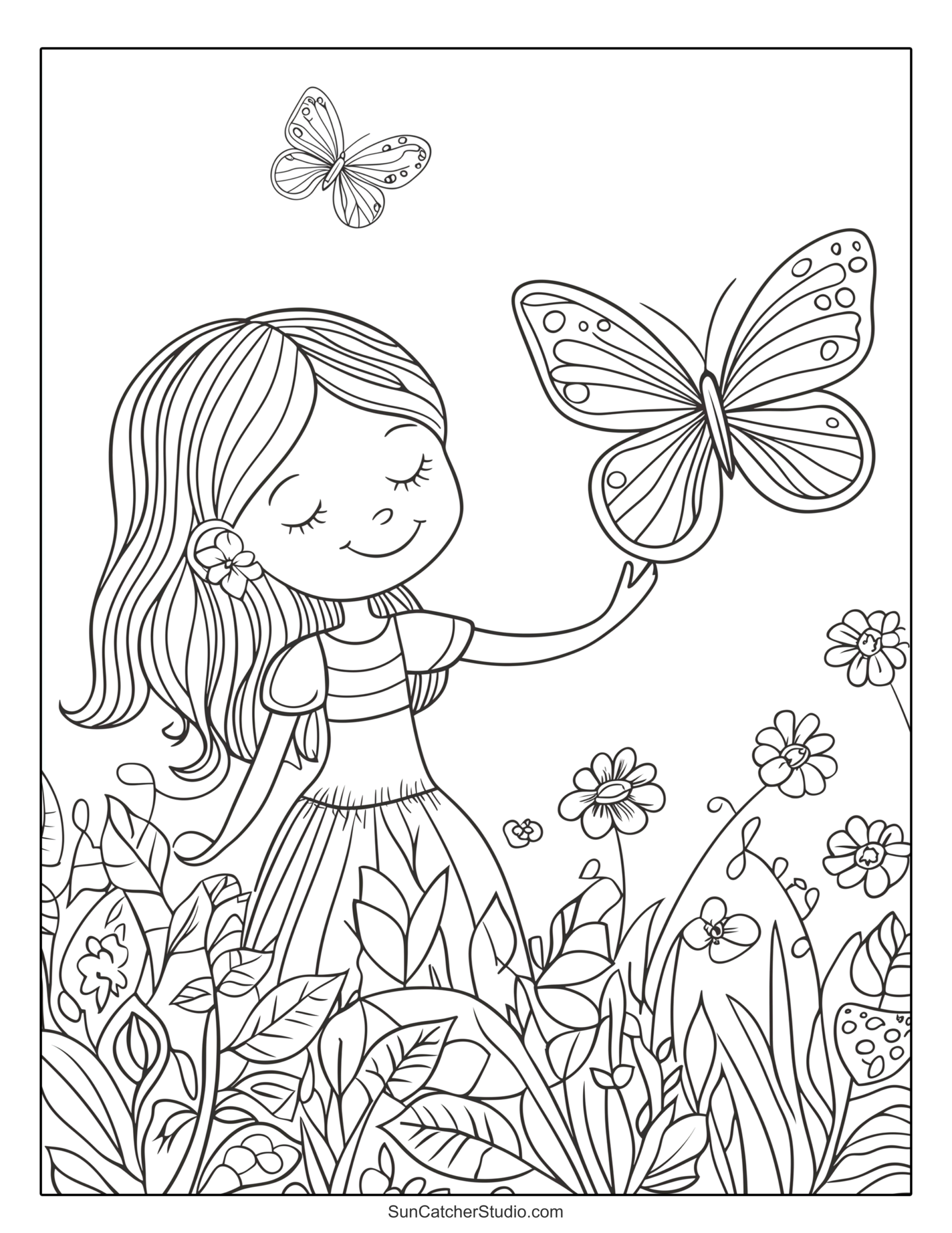 butterfly printable coloring pages