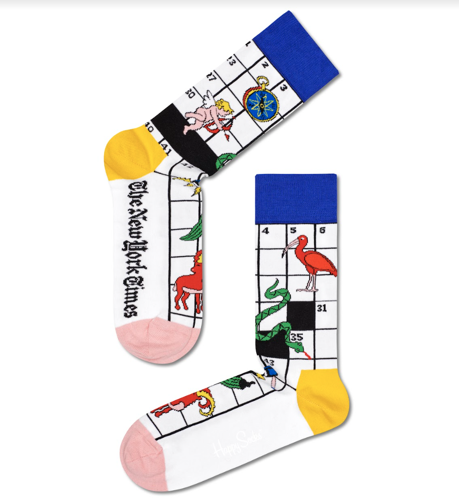 Buy Happy Socks New York Times Crossworld Puzzle Collection Gift Set Pack