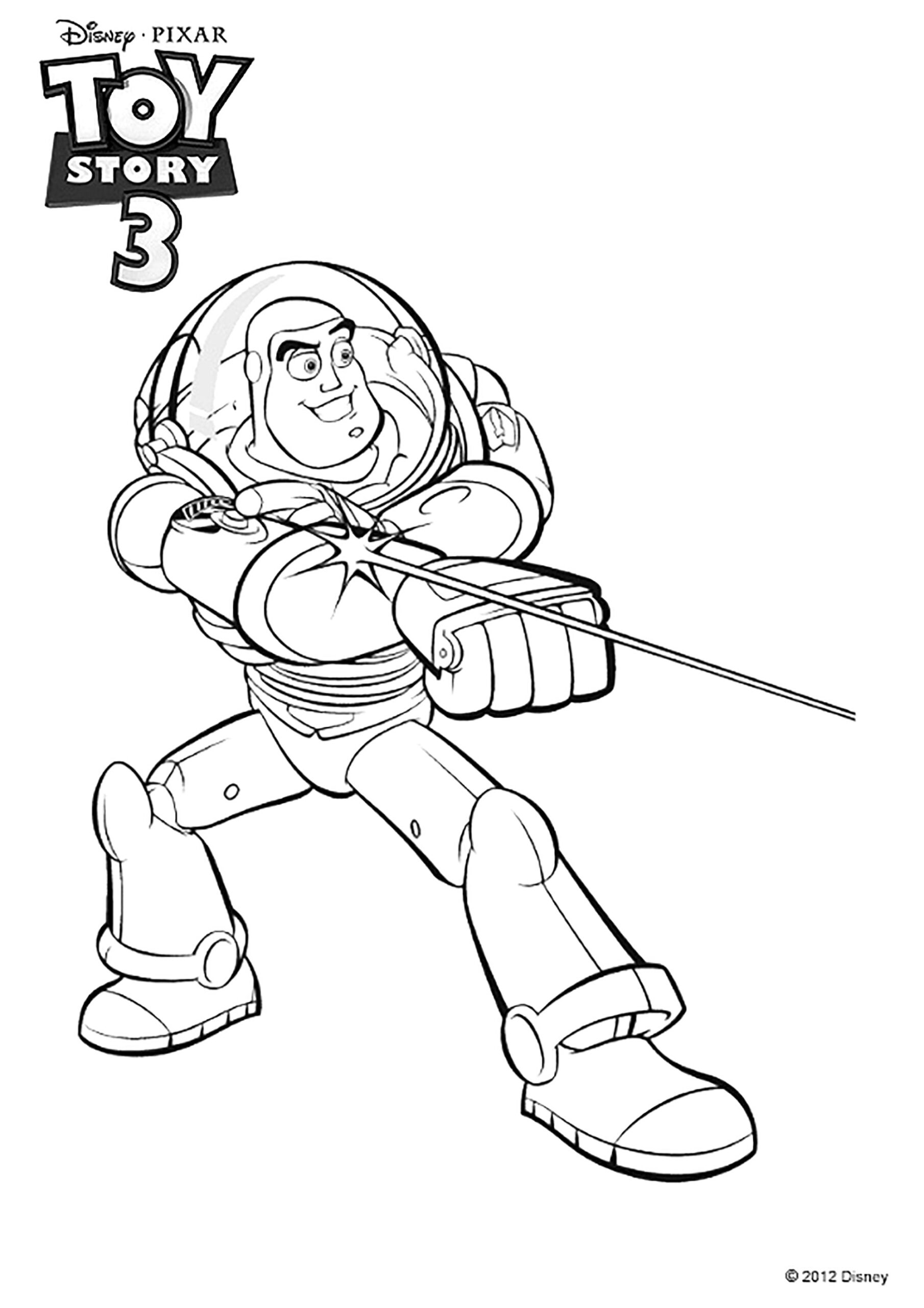 Buzz s Laser Toy Story 3 Coloring Pages Buzz s Laser Toy Story 3 Coloring Pages