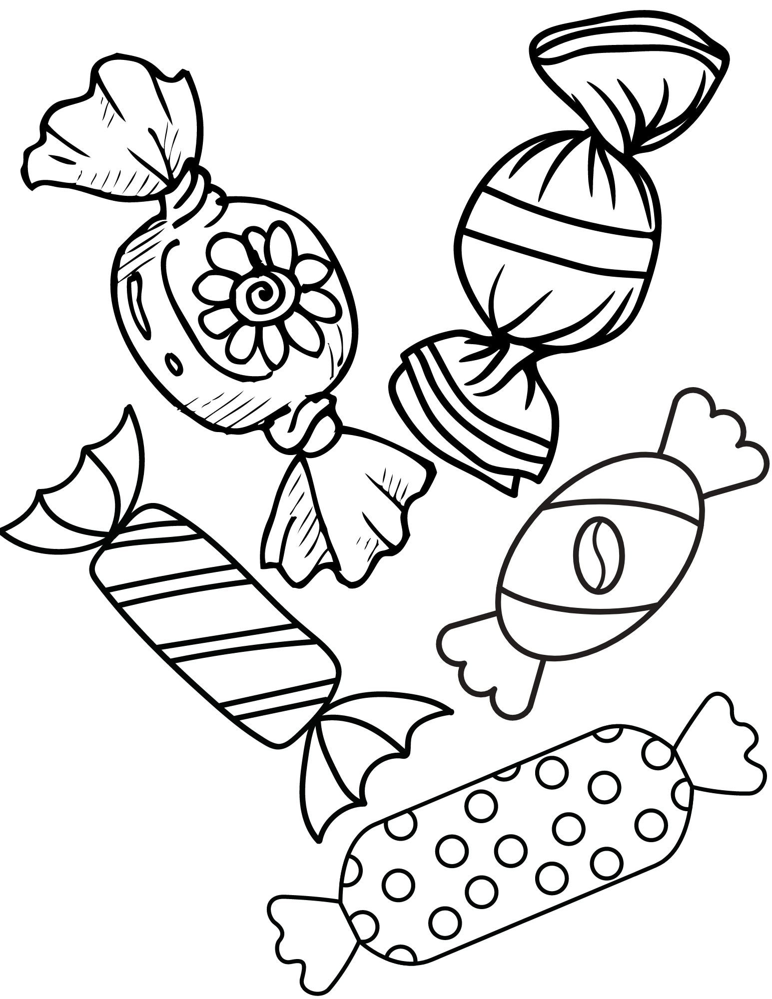 candy coloring pages candy coloring pages