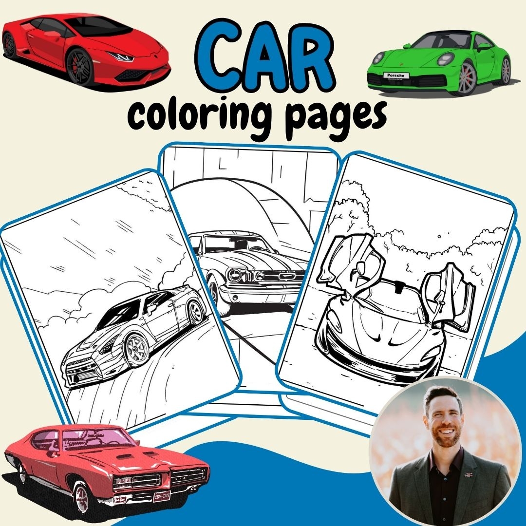 car coloring page