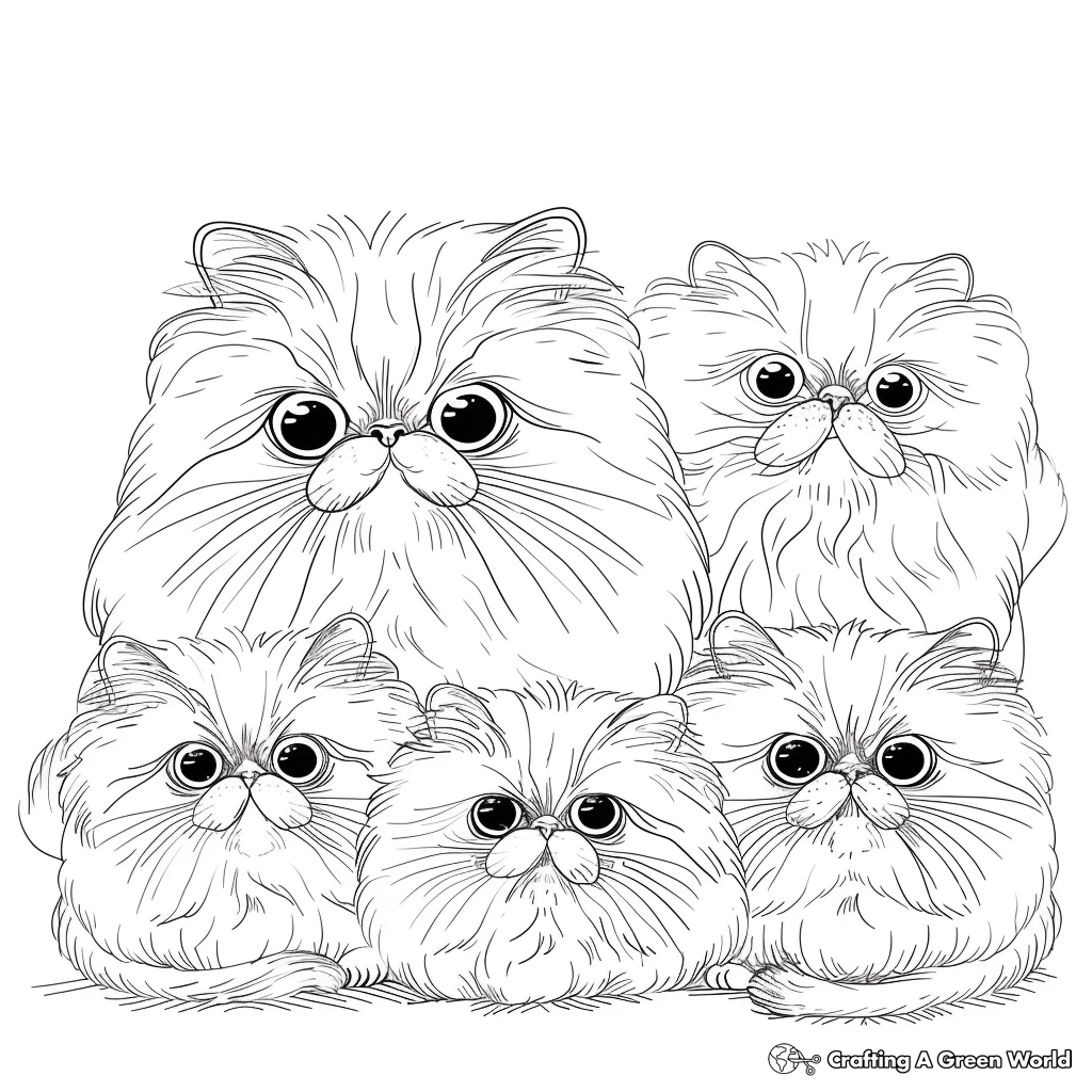 printable cat colouring pages