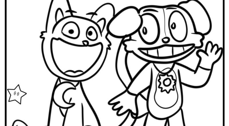 CatNap Coloring Pages 18 Free PDF Printables To Download