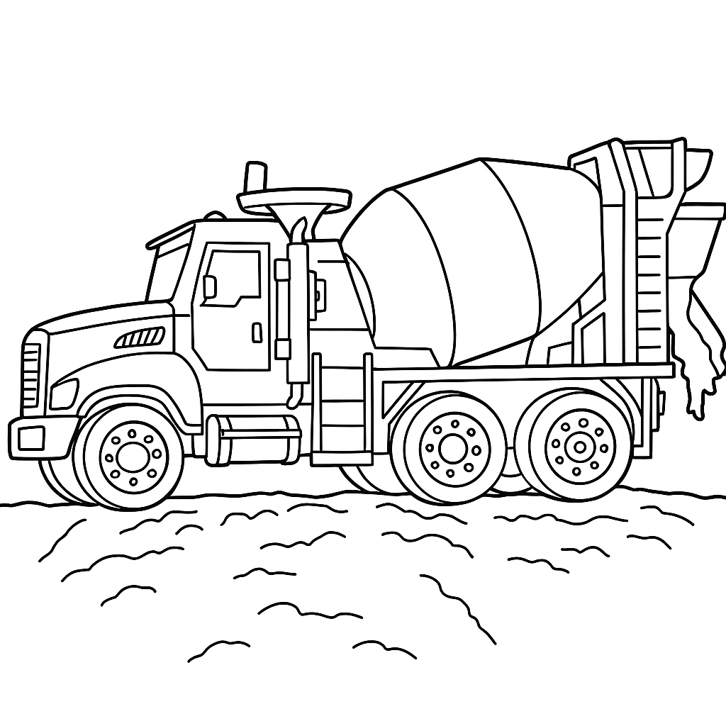 truck coloring pages
