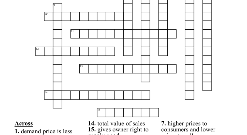 Chapter 4 5 Crossword WordMint