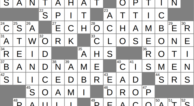 Check All The Boxes Say Crossword Clue Archives LAXCrossword