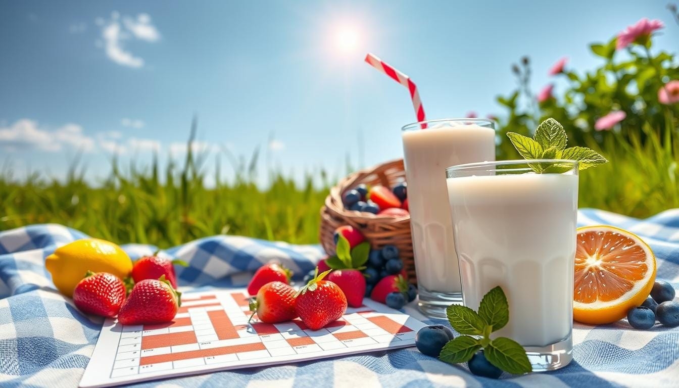 Chill Out With A Cold Yogurt Drink Crossword Recipes Bakes