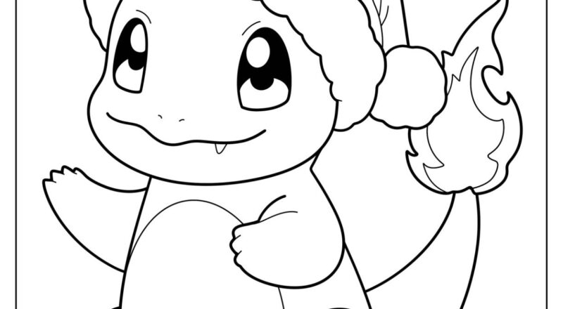 Christmas Pokemon Coloring Pages Free Printables