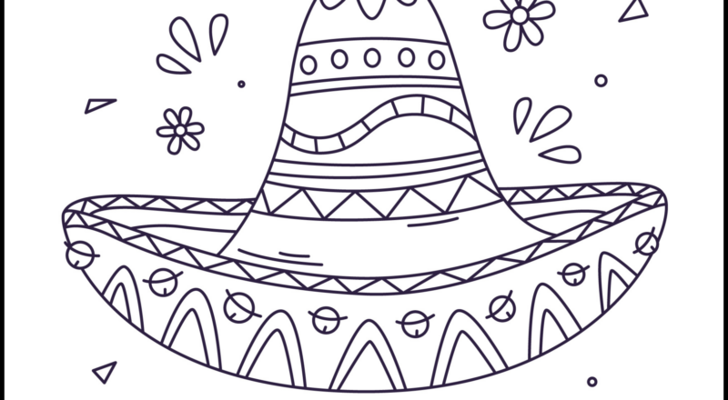 Cinco De Mayo Coloring Page Mexican Coloring Page Made By Teachers