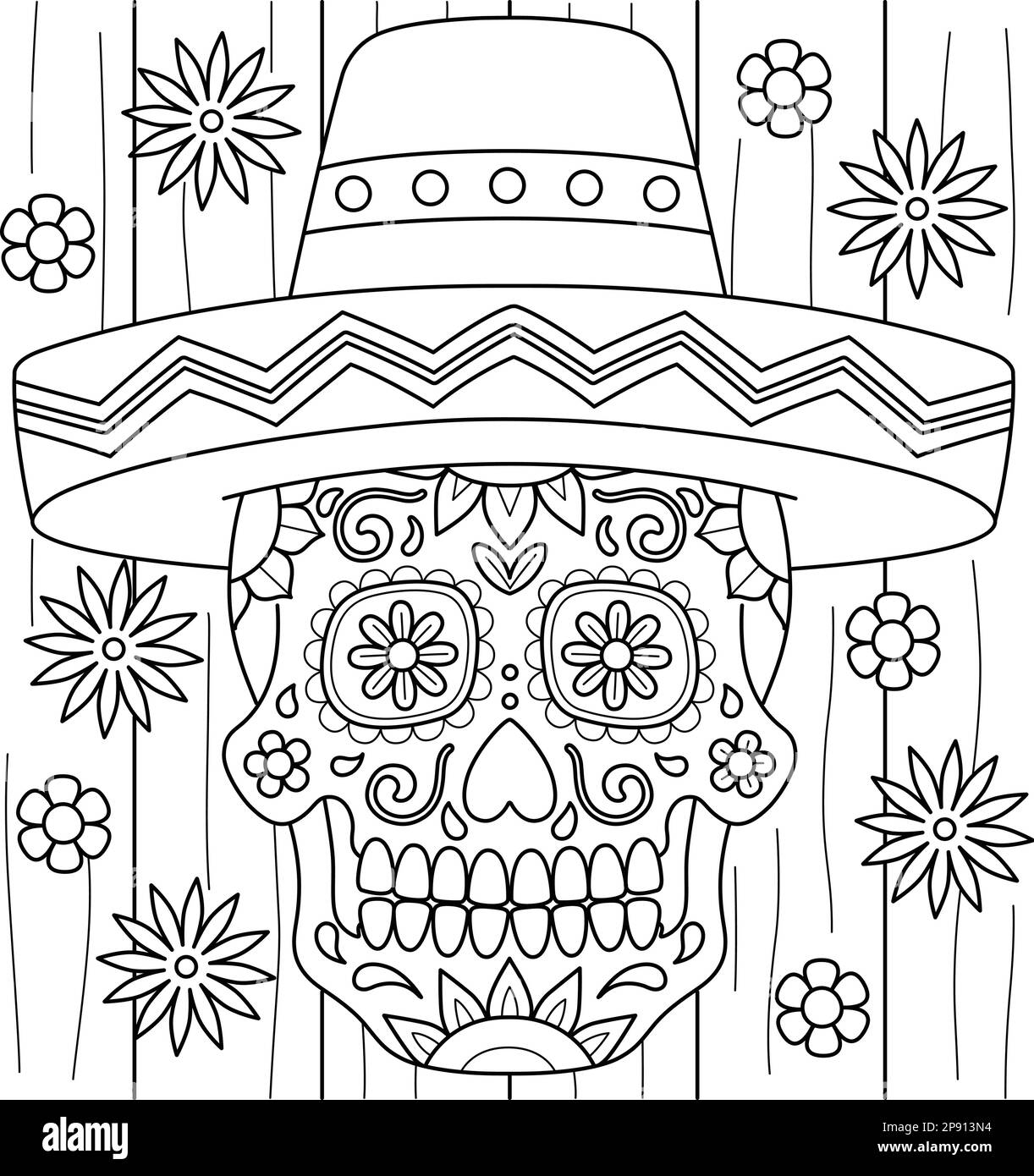 dia de los muertos coloring pages dia de los muertos coloring pages