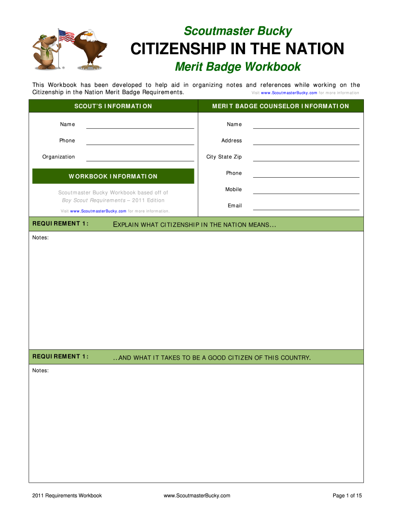 Citizenship In Society Merit Badge Worksheet Fill Out Sign Online DocHub