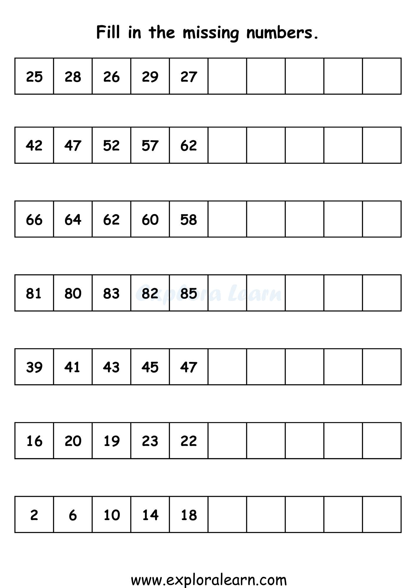 Class 1 Math Worksheets Practice And Learn Class 1 Math Worksheets Practice And Learn