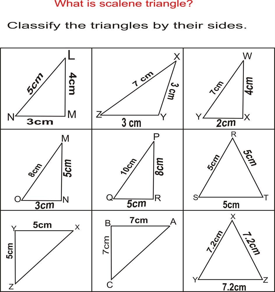 classifying triangles worksheet