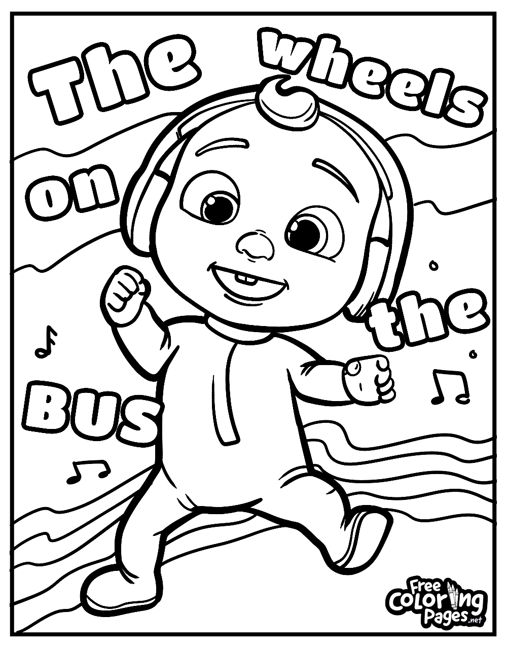 Cocomelon Coloring Pages Free Coloring Pages