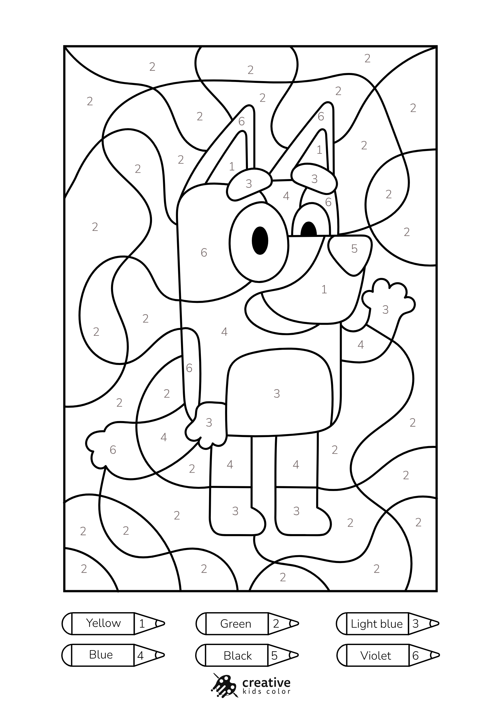 Color By Number Coloring Pages Free PDF Printables 