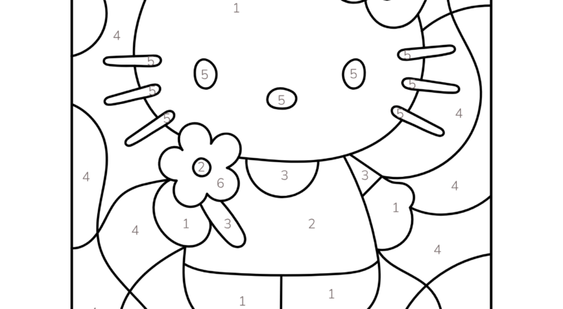 Color By Number Coloring Pages Free PDF Printables