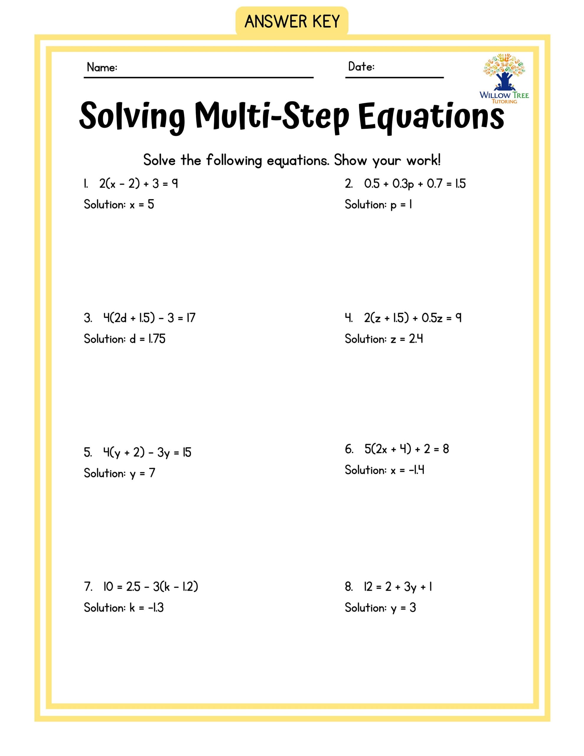 Colorful Solving Multi step Equations Tiered Worksheets Etsy Colorful Solving Multi step Equations Tiered Worksheets Etsy
