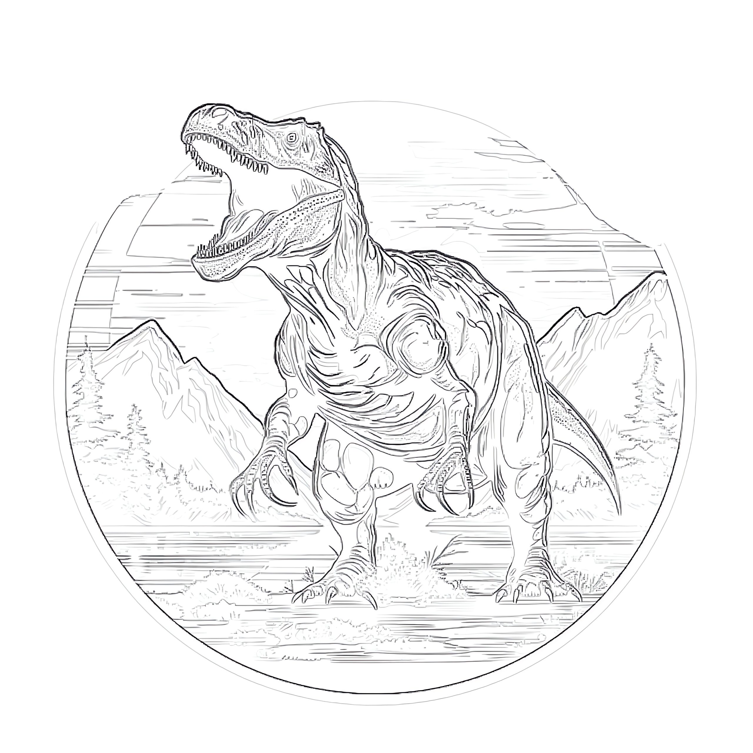tyrannosaurus rex coloring page tyrannosaurus rex coloring page