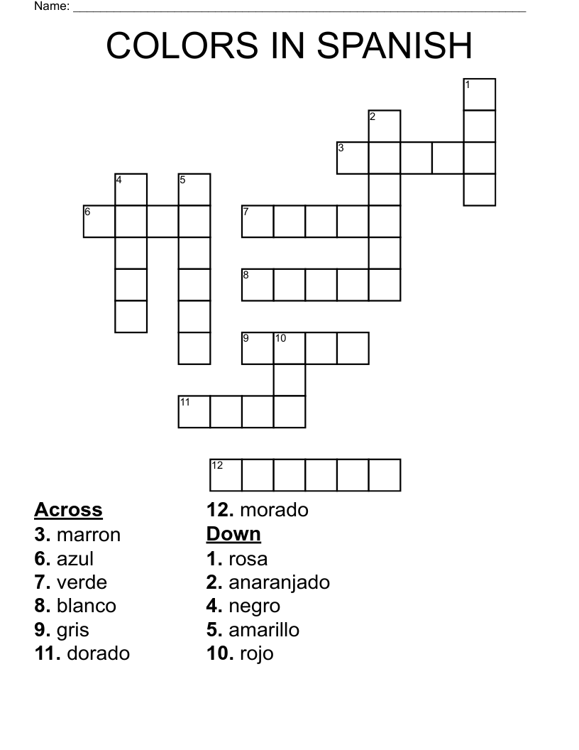 spanish for that crossword clue