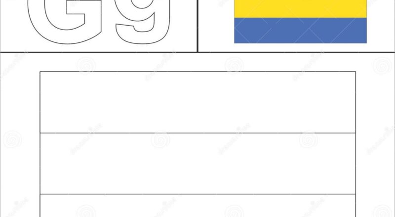 Colour It Kids Colouring Page Country Starting From English Letter G Gabon How To Color Flag Stock Illustration Illustration Of Colour Country 173677972
