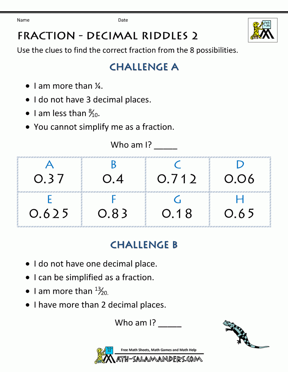 converting decimals to fractions worksheet converting decimals to fractions worksheet