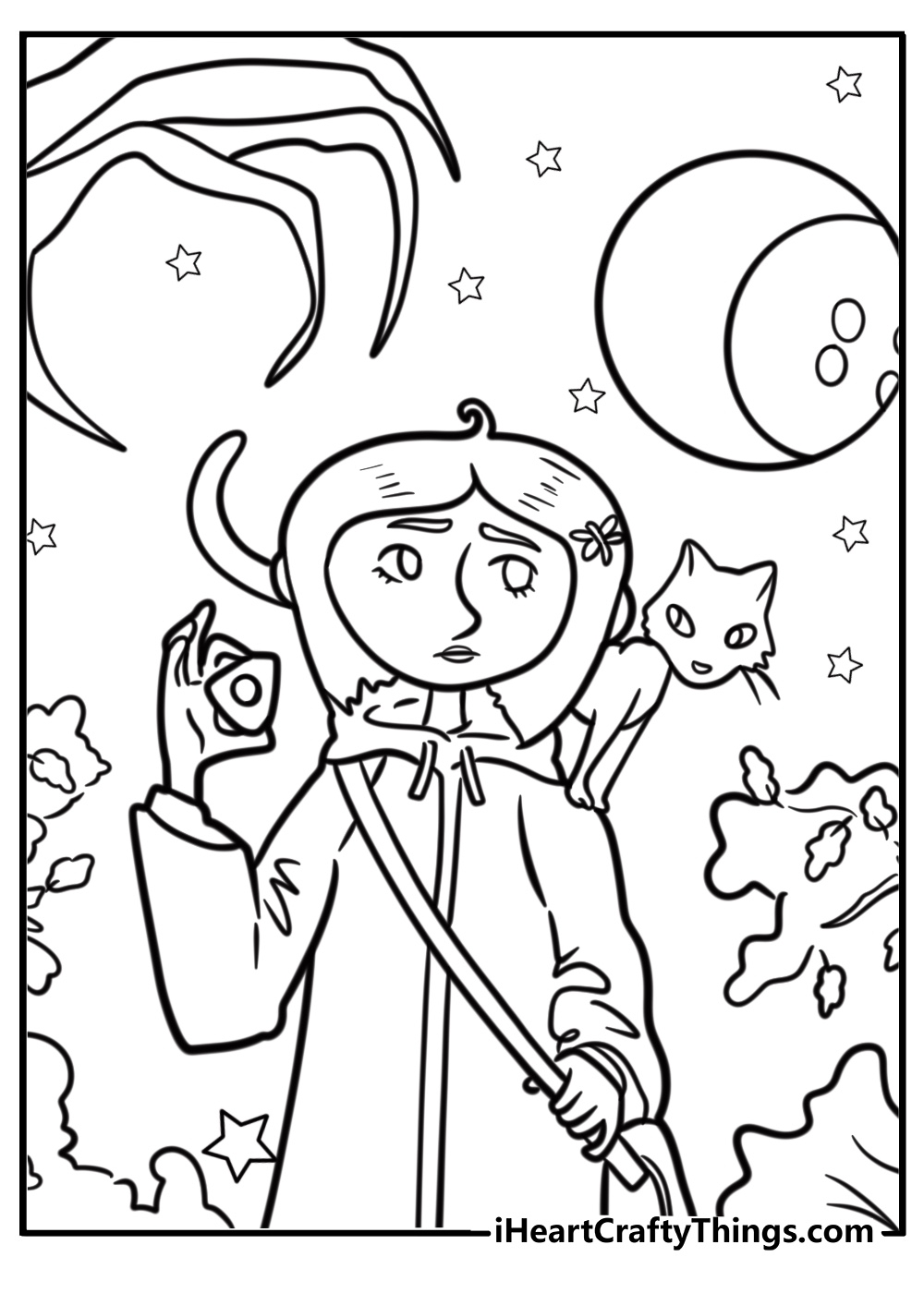 Coraline Coloring Pages 25 Printable Free PDFs For Kids 