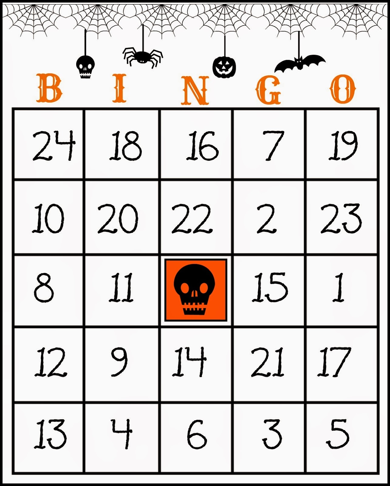 Crafty In Crosby Free Printable Halloween Bingo Game Crafty In Crosby Free Printable Halloween Bingo Game