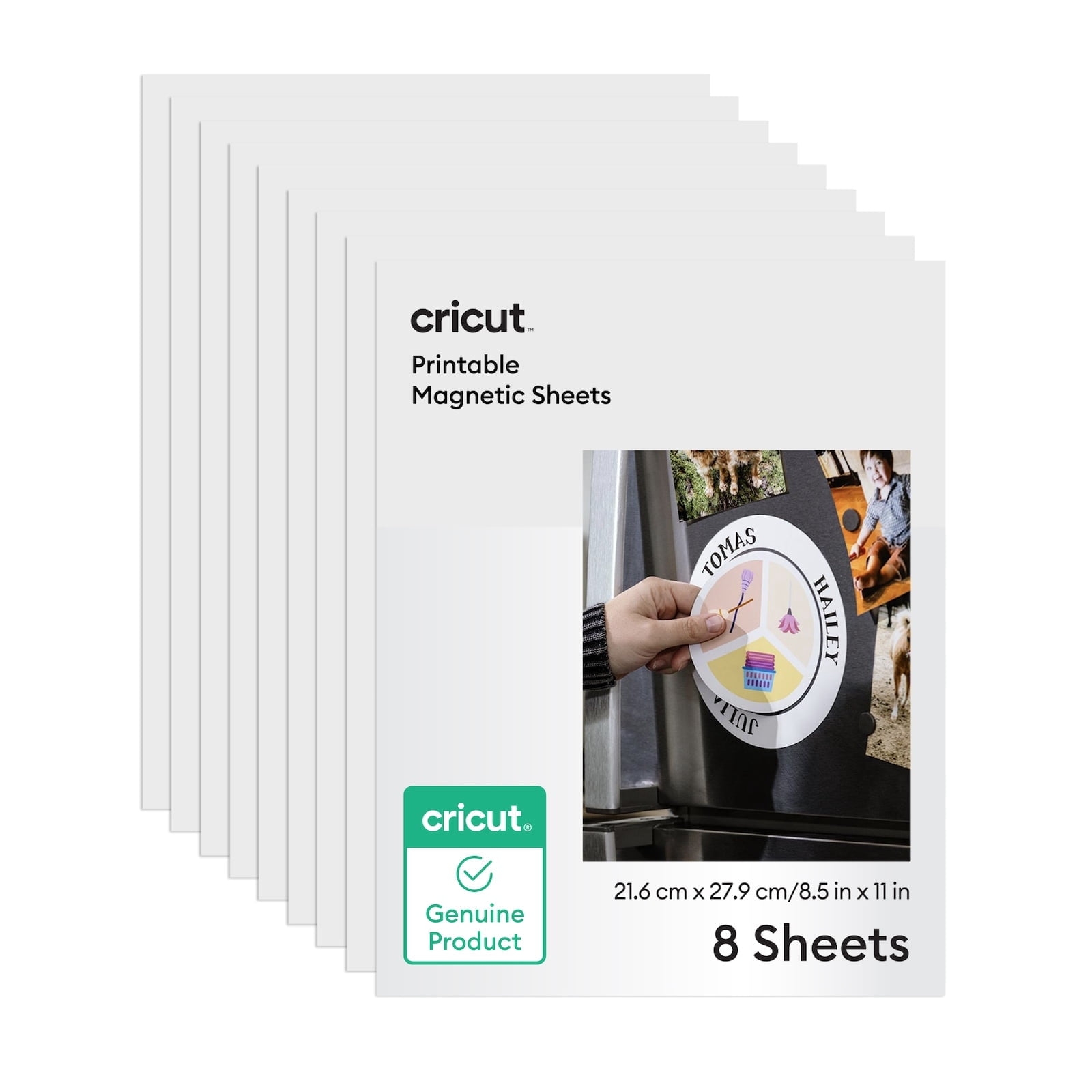 Cricut 8 5 X 11 Printable Magnet Sheets 8 Count Walmart