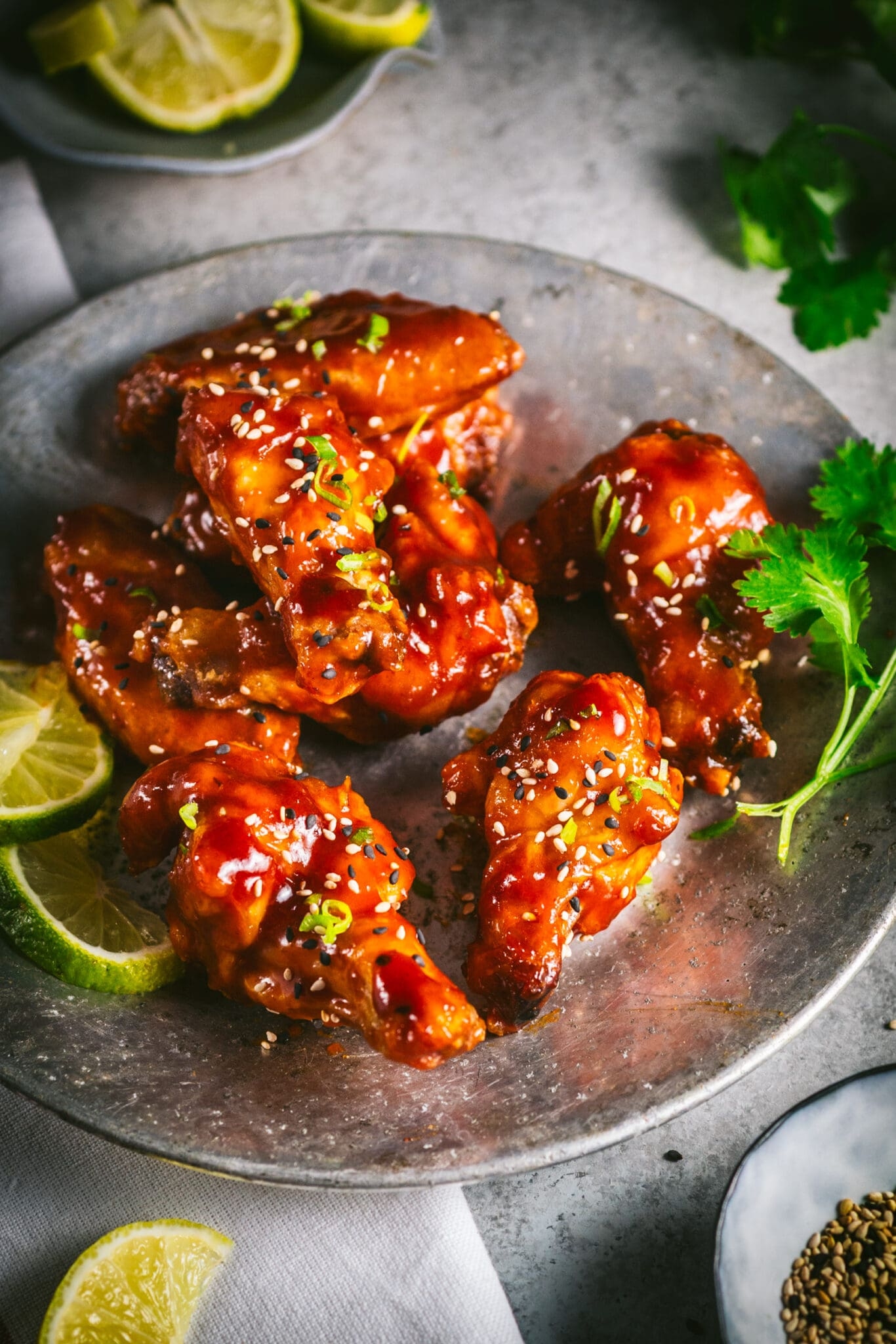 Crispy Wings Oven Fried With Sriracha And Honey Nerds With Knives