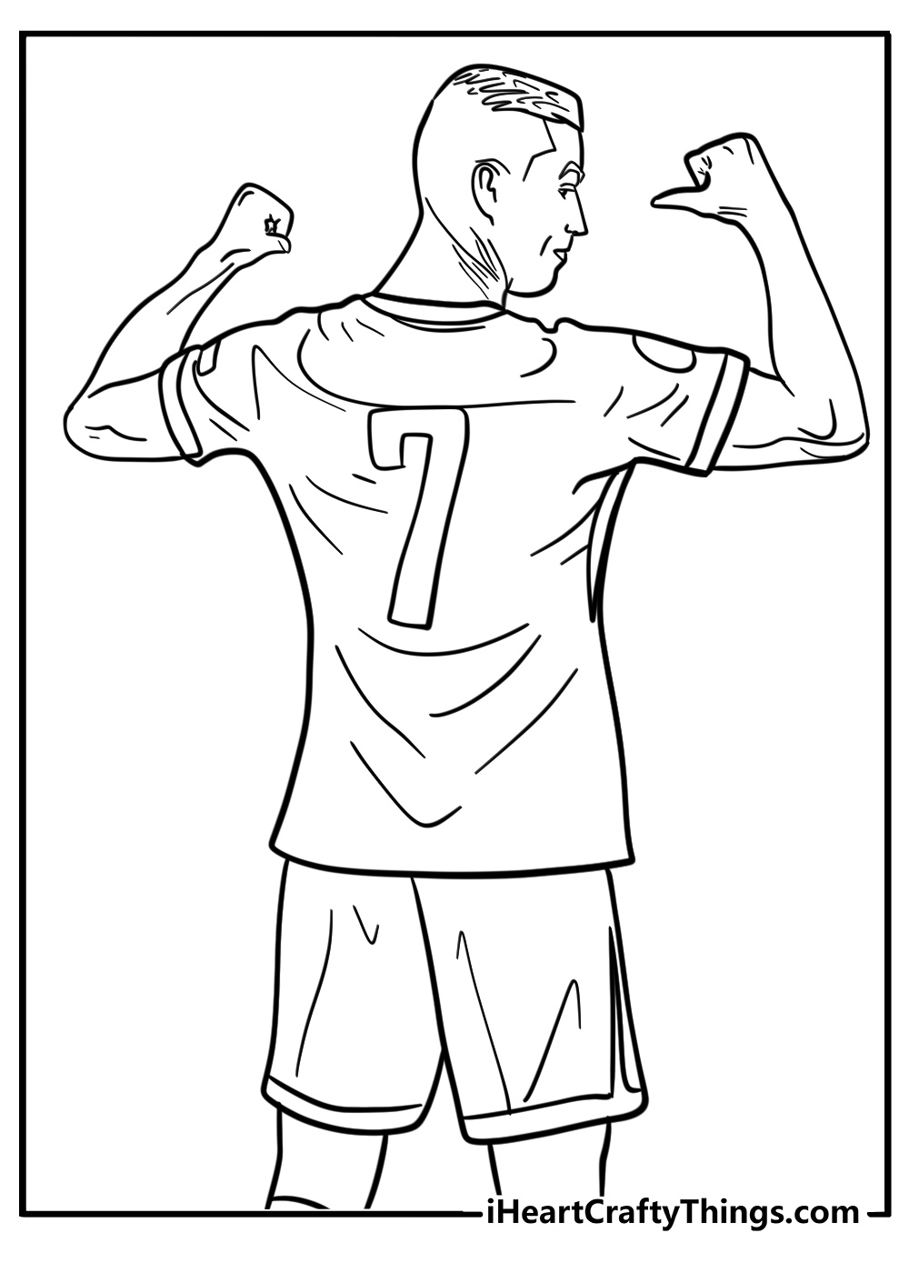 Cristiano Ronaldo Coloring Pages 25 Free Printable PDFs 