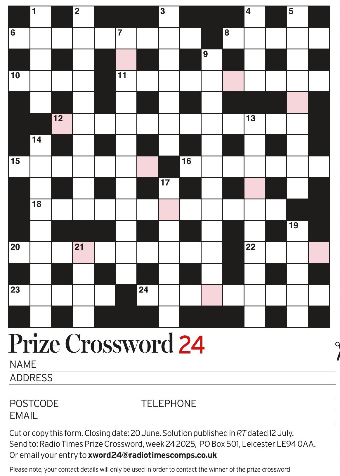 Crossword 3 Jun 2025 Radio Times Magazine Readly Crossword 3 Jun 2025 Radio Times Magazine Readly
