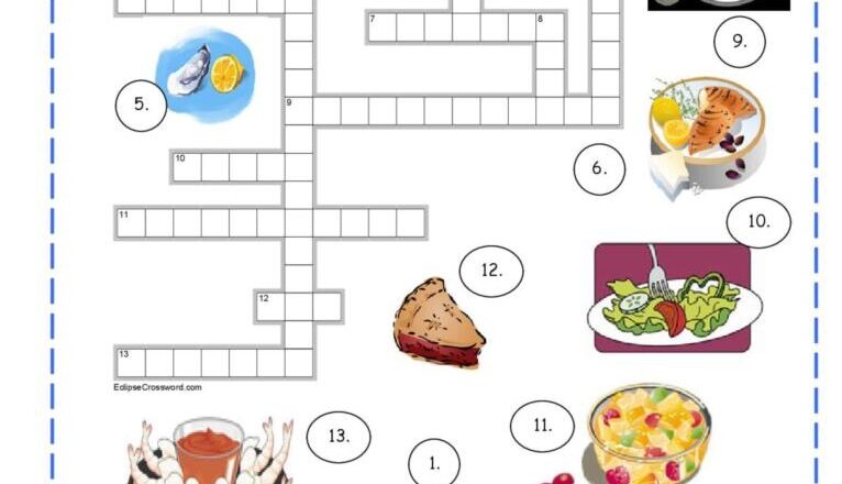 CROSSWORD English ESL Worksheets Pdf Doc